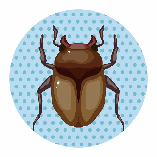 Elementos de dibujos animados bug — Vector de stock