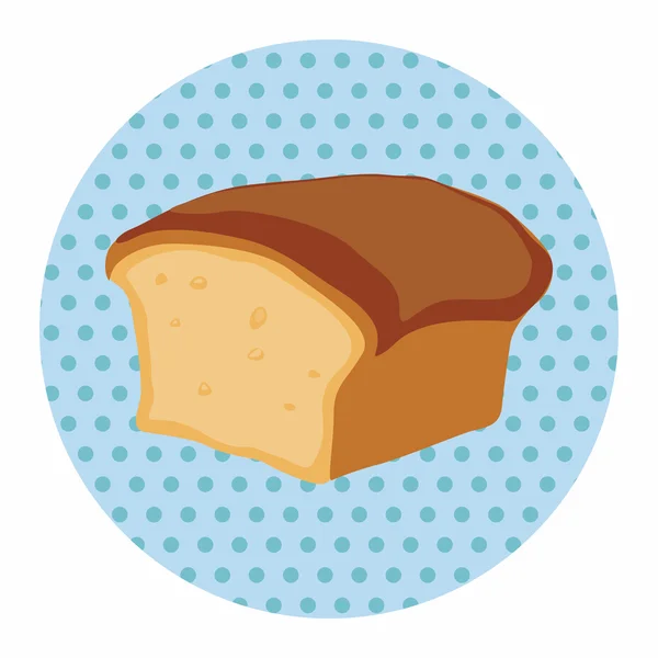 องค์ประกอบของธีมขนมปัง — ภาพเวกเตอร์สต็อก