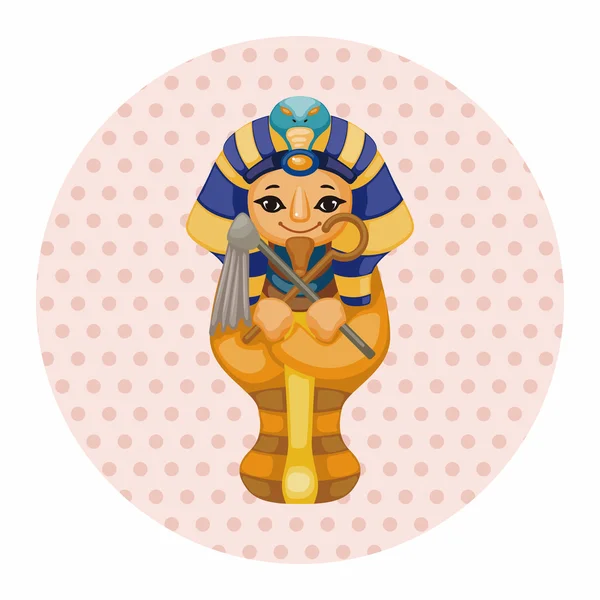 Pharaoh theme elements — Stock Vector