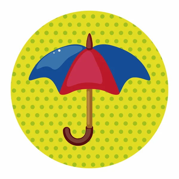 Элементы зонтичной темы — стоковый вектор