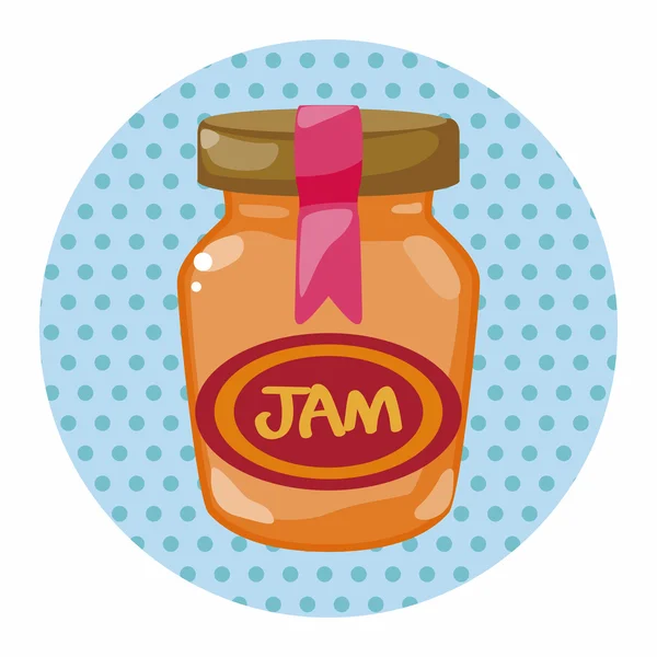 Jam temaelement — Stock vektor