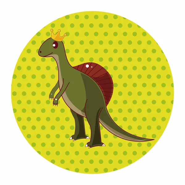 恐竜のテーマの要素 — ストックベクタ