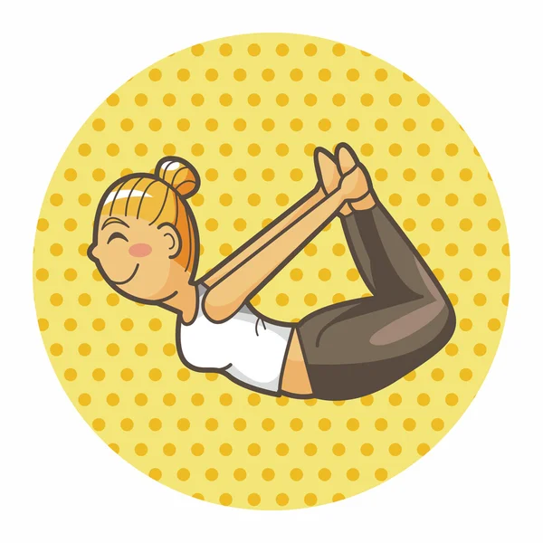 Yoga Tema öğeleri — Stok Vektör