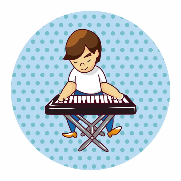 grup üye klavye oyuncu Tema öğeleri