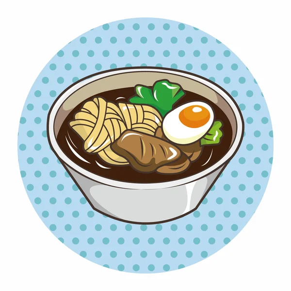 Comida japonesa tema elementos — Vector de stock