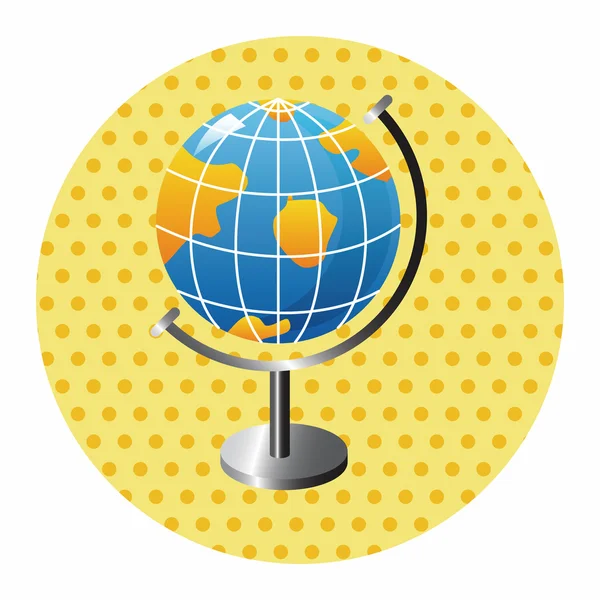 Globe thème éléments vecteur — Image vectorielle