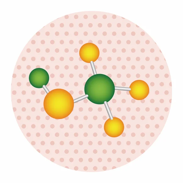 Μοριακή δομή θέμα στοιχεία — Διανυσματικό Αρχείο