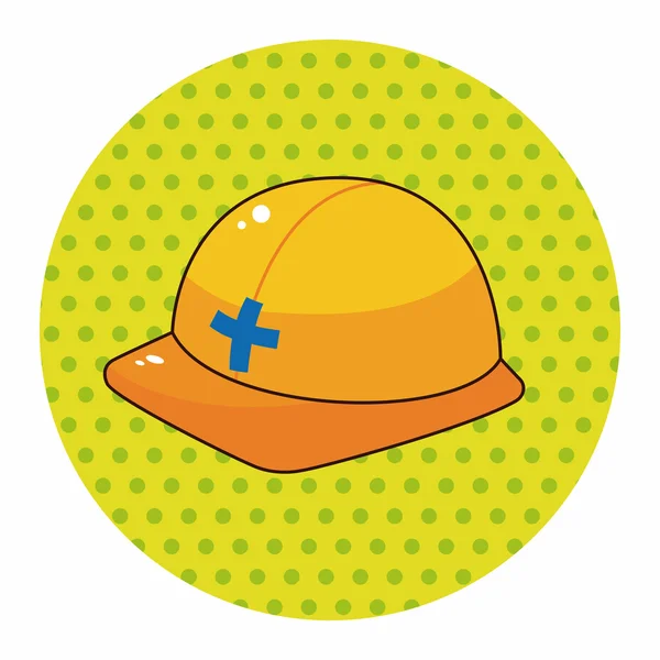 Safety helmet theme elements — Stock Vector