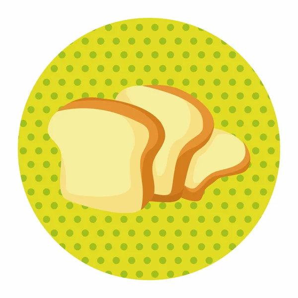 Brot Themenelemente — Stockvektor
