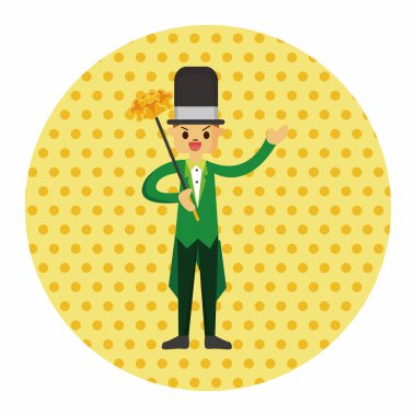 sihirbaz tema öğeleri vektör, eps