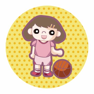 Basketbol oyuncu Tema öğeleri 