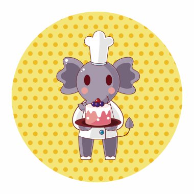 hayvan Şef çizgi film Tema öğeleri