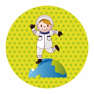 Uzay astronot Tema öğeleri