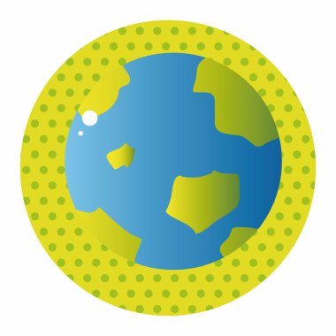 Uzay earth Tema öğeleri