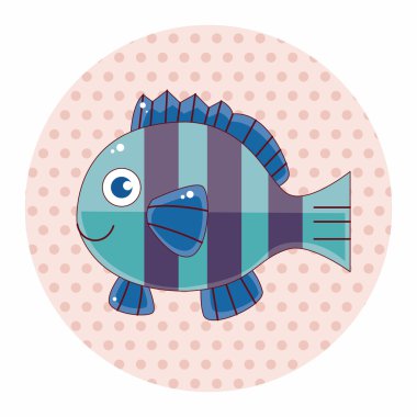 çizgi film Tema öğeleri balık