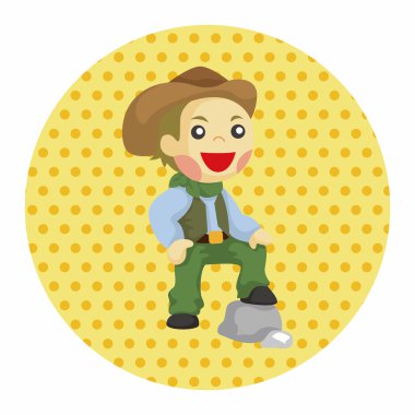 kovboy Tema öğeleri