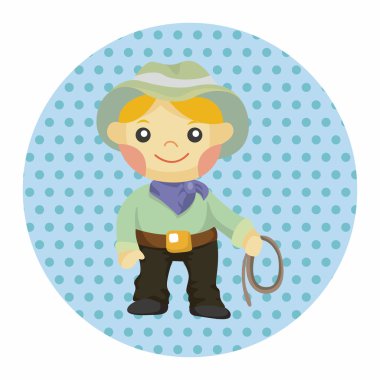 kovboy Tema öğeleri