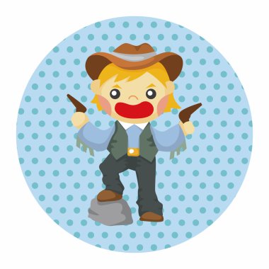 kovboy Tema öğeleri