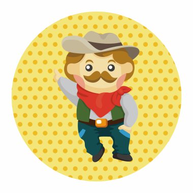 kovboy Tema öğeleri