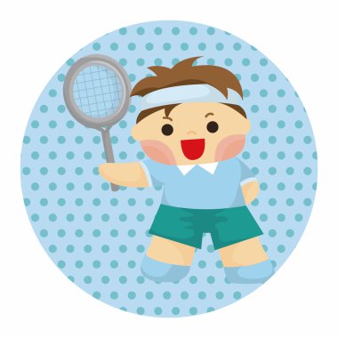 Tenis oyuncu Tema öğeleri