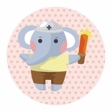 hayvan fil alt çizgi film Tema öğeleri