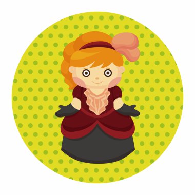 Ortaçağ karakter karikatür Tema öğeleri