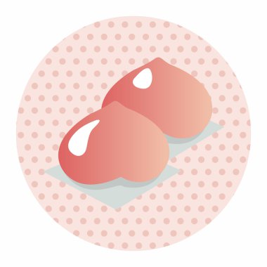 Çin yeni yılı şeftali ölümsüzlük Tema öğeleri, şeftali 