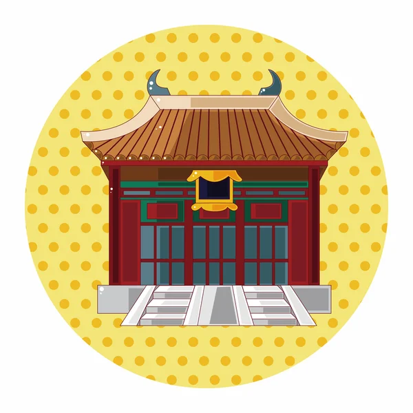 Chinese building theme elements — Stock Vector
