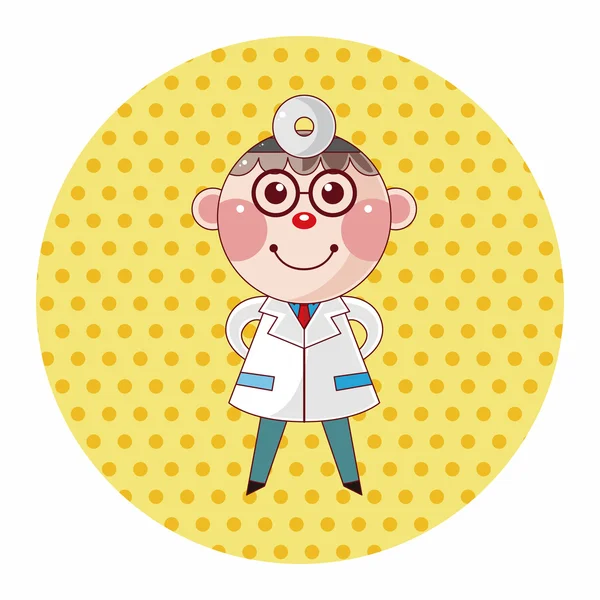 Gente tema médico elementos — Vector de stock