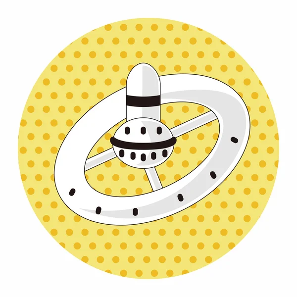 Space ufo theme elements — Stock Vector