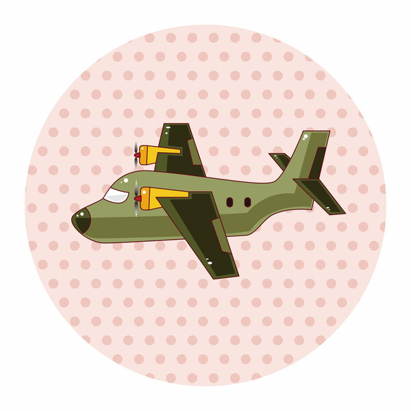 transportation airplane theme elements