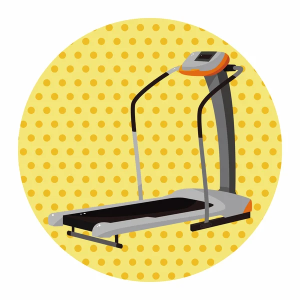 Fitness equipamentos elementos temáticos — Vetor de Stock