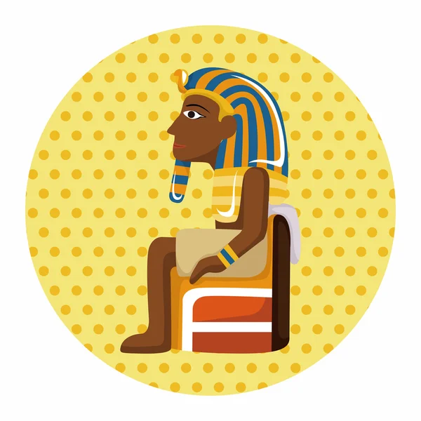 Elemente tematice faraon — Vector de stoc