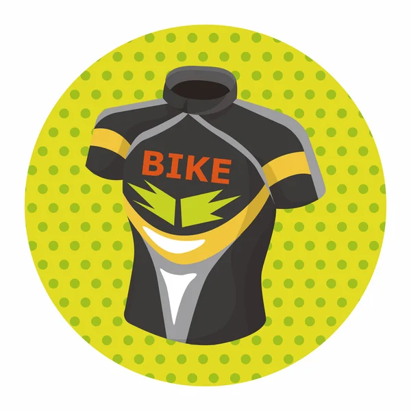 Équipement de bicyclettes éléments thématiques — Image vectorielle