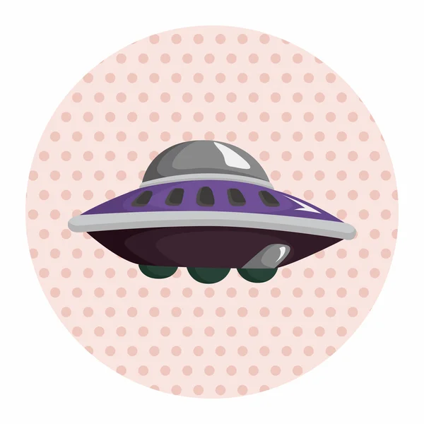 Elementi a tema ufo — Vettoriale Stock