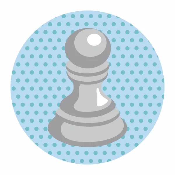Elementos do tema xadrez — Vetor de Stock