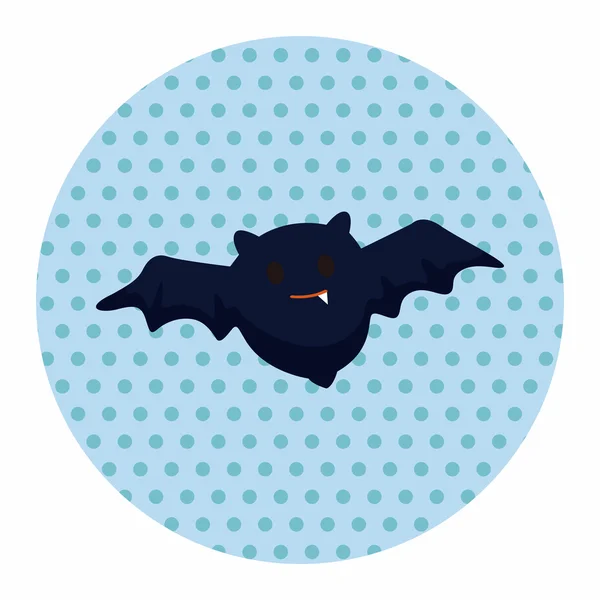 Halloween murciélago tema elementos — Archivo Imágenes Vectoriales