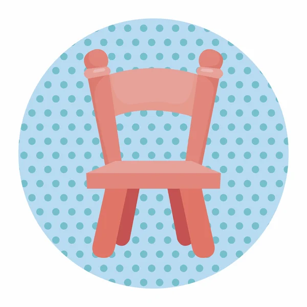 Элементы темы стула — стоковый вектор