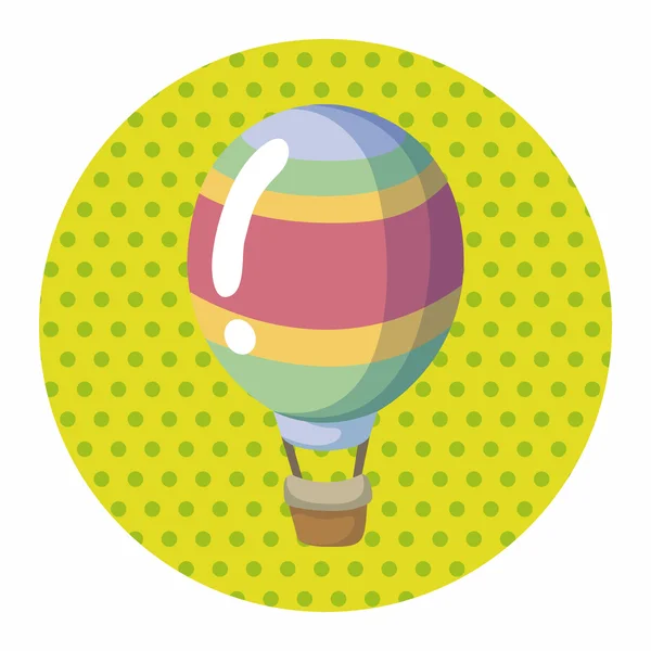 Style montgolfière éléments de thème — Image vectorielle