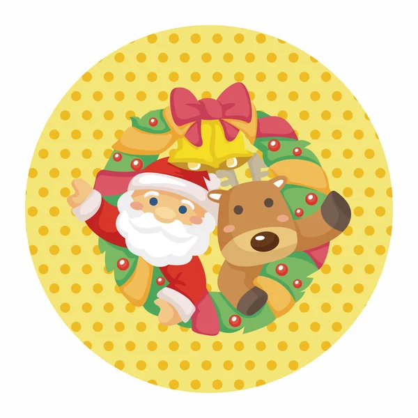 Santa claus theme elements — Stock Vector