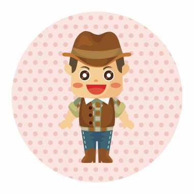 kovboy Tema öğeleri