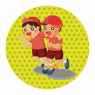 Öğrenci çizgi film Tema öğeleri