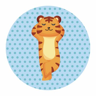 hayvan kaplan Tema öğeleri karikatür