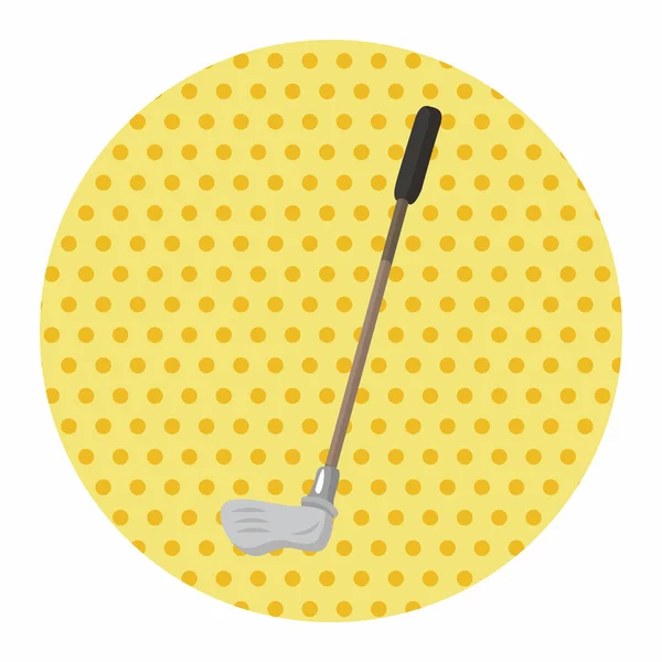 Golf ekipman Tema öğeleri — Stok Vektör