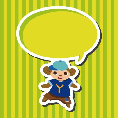 hayvan maymun çizgi film Tema öğeleri