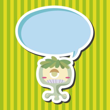 canavar çizgi film Tema öğeleri vecotr, eps