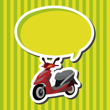 ulaşım motor Tema öğeleri vektör, eps