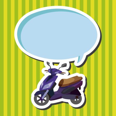 ulaşım motor Tema öğeleri vektör, eps