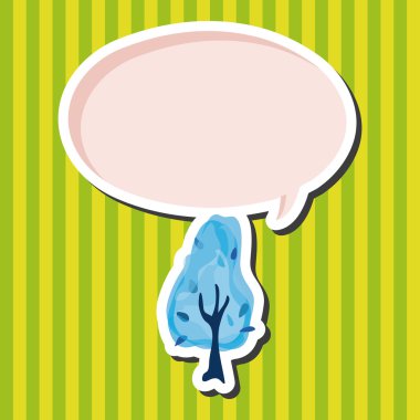 ağaç Tema öğeleri vektör, eps