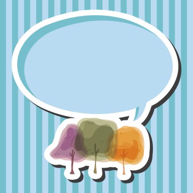 ağaç Tema öğeleri vektör, eps